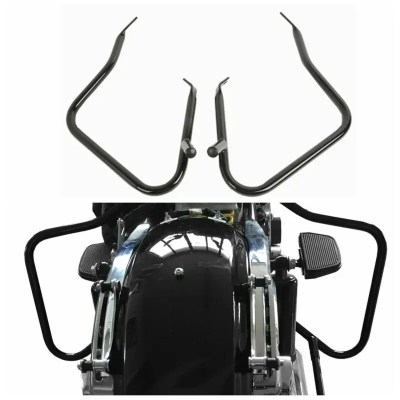 Motorcycle Saddle Bags Guard Bracket For Harley Touring Road King Street Electra Glide Ultra Classic FLHR FLHX FLTR FLHTCU 14-24