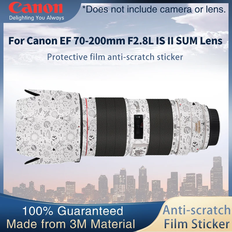 Lens protective film For Canon EF 70-200mm F2.8L IS II SUM Lens Skin Decal Sticker Wrap Film Anti-scratch Protector Case