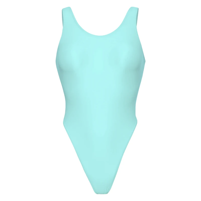 Sexy New Leotards Body Suits Women Swim Wear One Piece Swimsuit Sexy High-Cut Bikini Thong Bodysuit Plus Size Bathing Suits