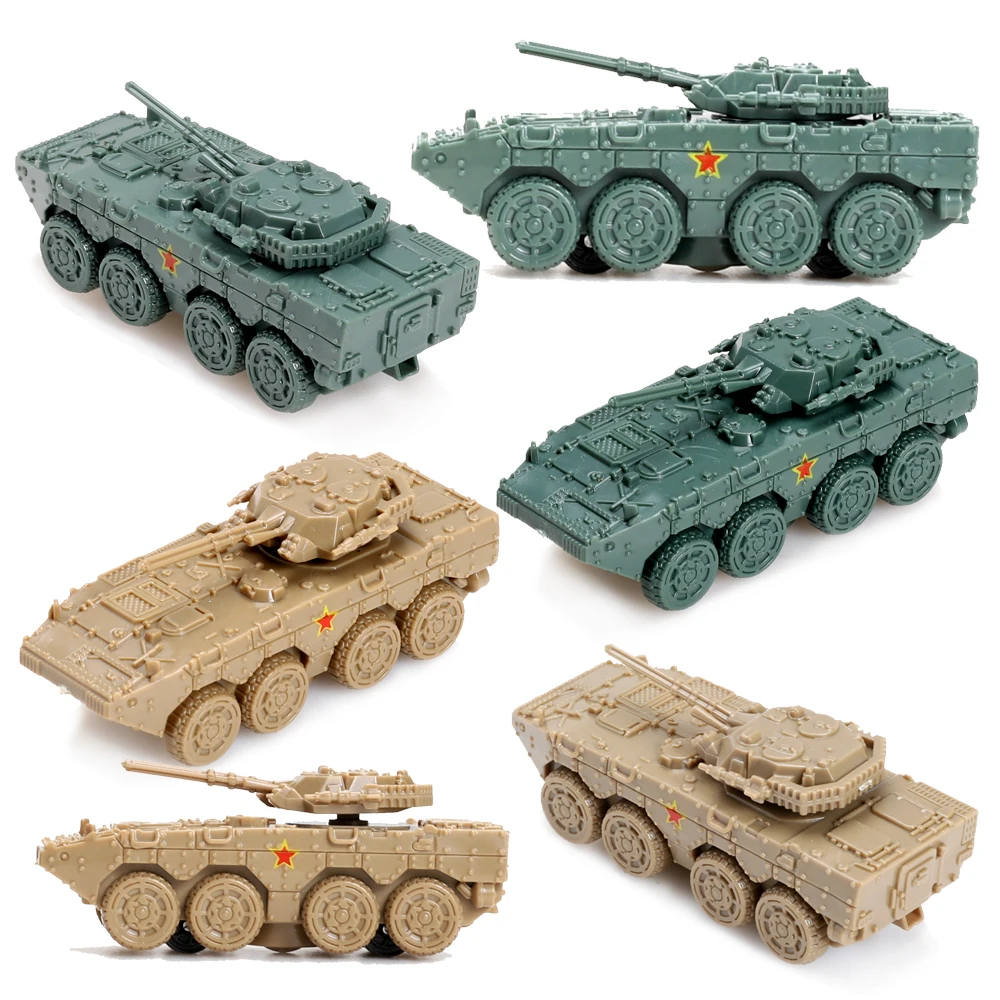 ViiKONDO Toy Tank Model Kit Military Vehicle 1/144 Scale Army Truck Collect Russia T90-MS Main Battle German Tiger/Panther 4pcs