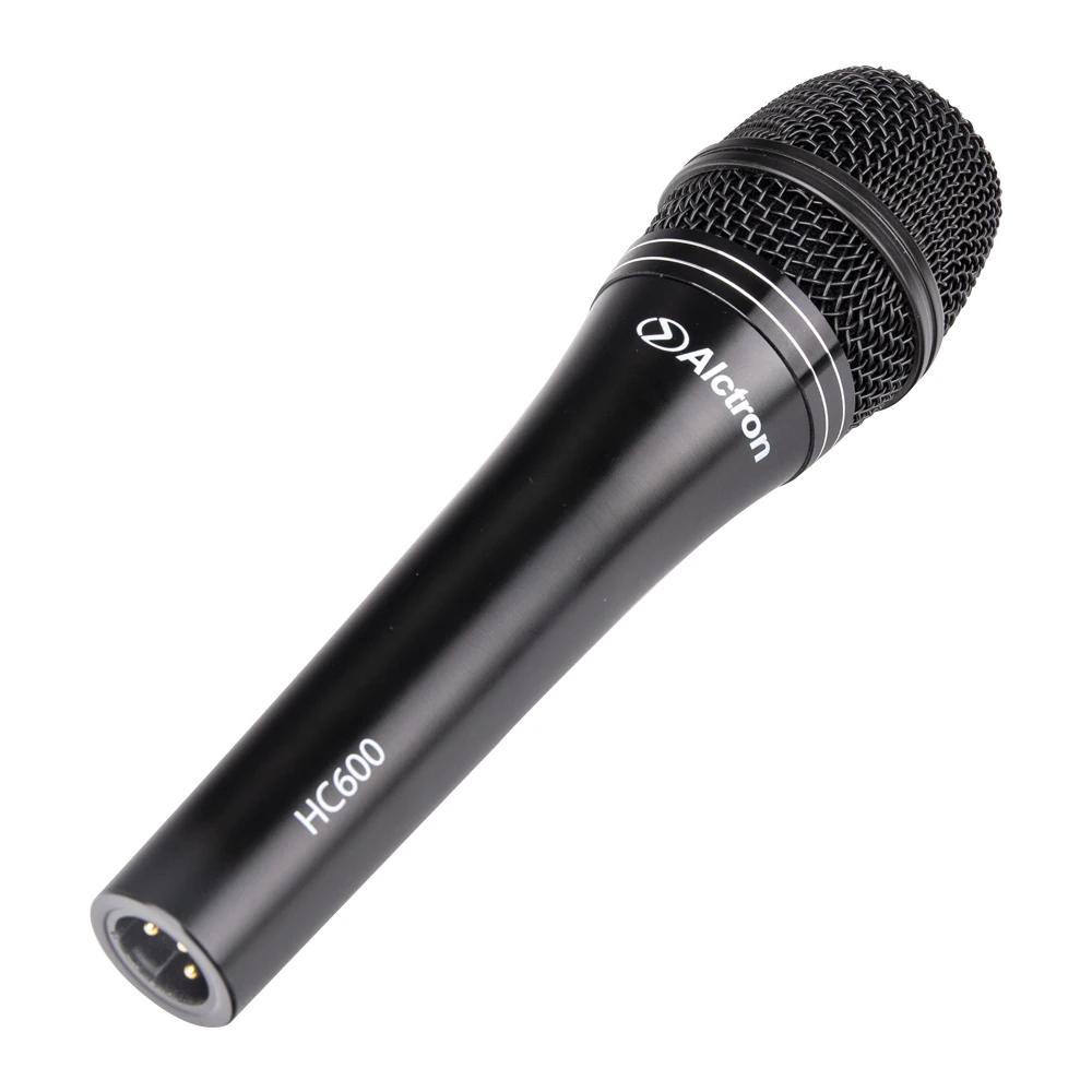 Профессиональный портативный конденсаторный микрофон Alctron HC600, черный корпус, гладкий и тонкий тон, сценическое выступление, студийная запись вокалов