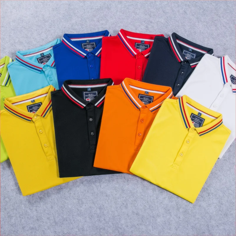 YOTEE2021 Casual Business High Quality Individual Company Group Logo Custom POLO Shirt Men and Women Custom Top