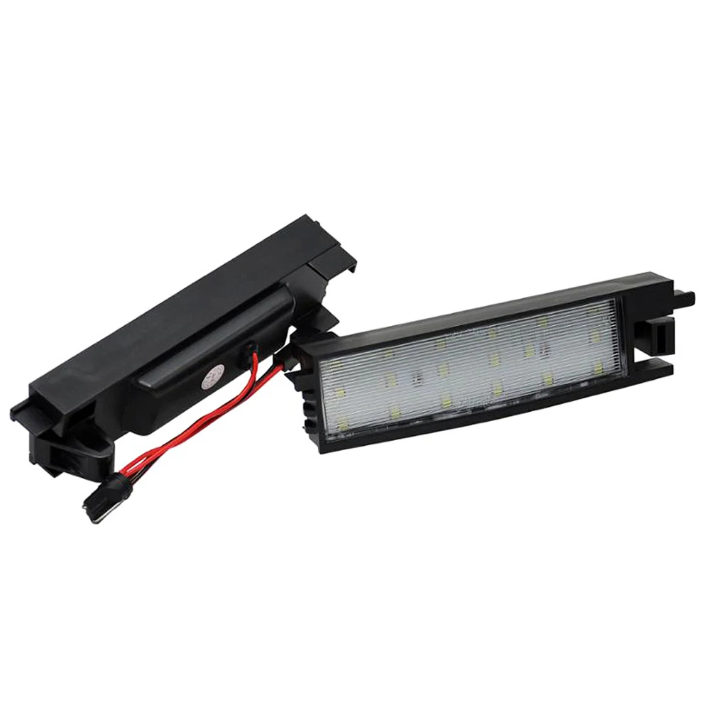 2Pcs White LED License Plate Light Number Plate Lamp For Toyota Auris Aygo Avalon Corolla Yaris Solara Camry Rav4 Vanguard Scion