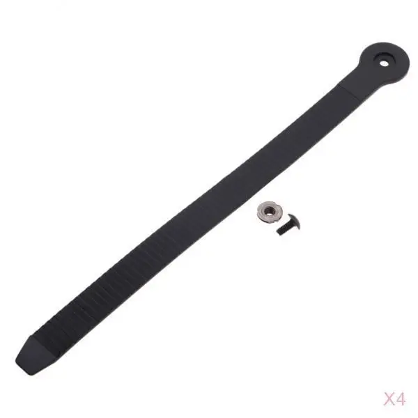 4 Pieces Replacement Ice Inline Roller Skate Shoes Strap Buckle with Screw Nut for Skating Shoes Boots Repair Rebuilding Tools image 6
