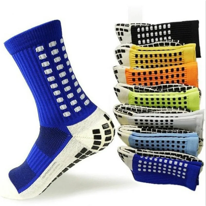 

2021 New Men's Sports Socks Thick Towel Bottom Men's Mid-tube Dispensing Non-slip Football Sock Basketball Sock Sports Stockings