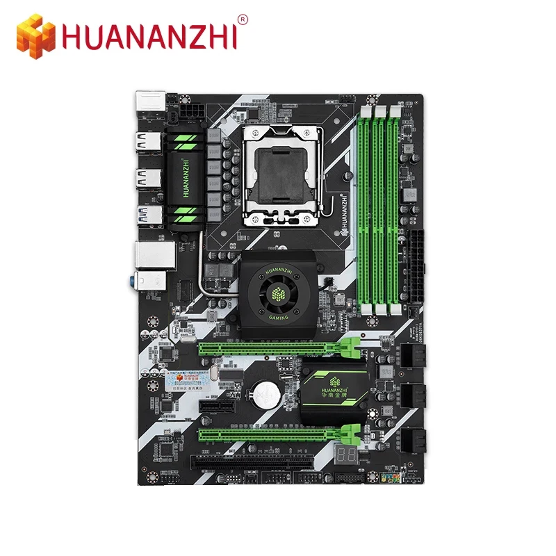 Imagem -02 - Huananzhi Placa Mãe Suporta Intel Lga 1366 Ddr3 1066 1333mhz 48gb Sata2.0 Usb3.0 Lga1366 Atx