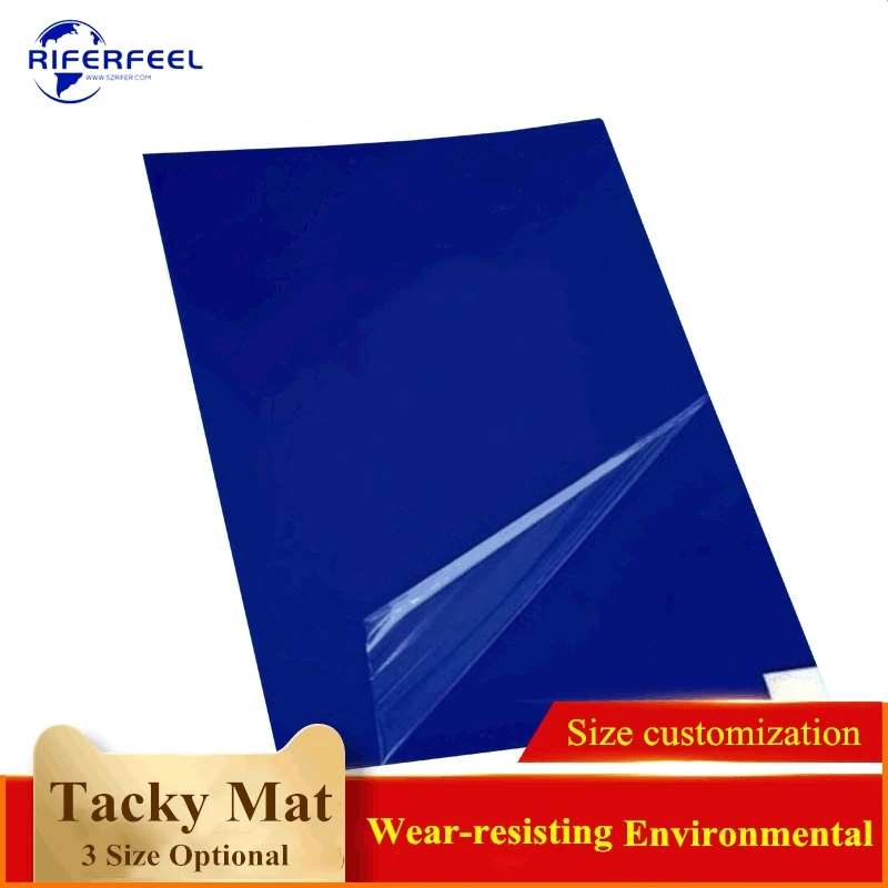 Wholesale Easy Clean Washable Silicone Cleanroom Sticky Pad Reusable Anti-Static Silicon ESD Tacky Mat For Cleaning Work