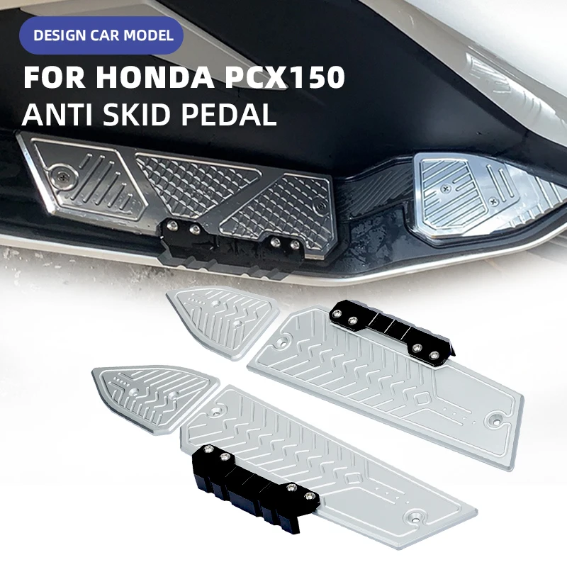 Motorcycle Footrest Foot Pad Pedal Footboard Plate Guard Footpad Cover Scooter For Honda PCX125 PCX150 PCX 125 150 2014 - 2019