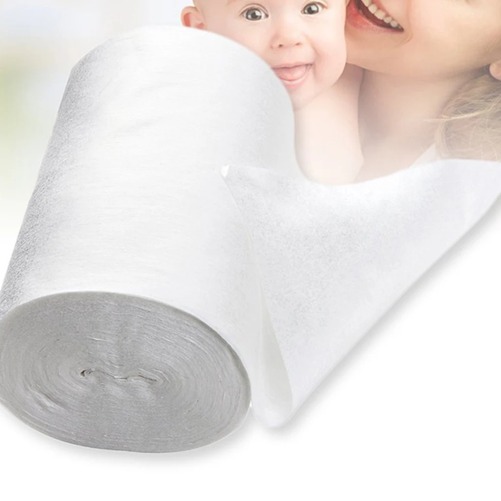 100pcs roll Disposable Bamboo Fiber Diaper Liners Infant Baby Eco-friendly Soft Cloth Nappy Insert