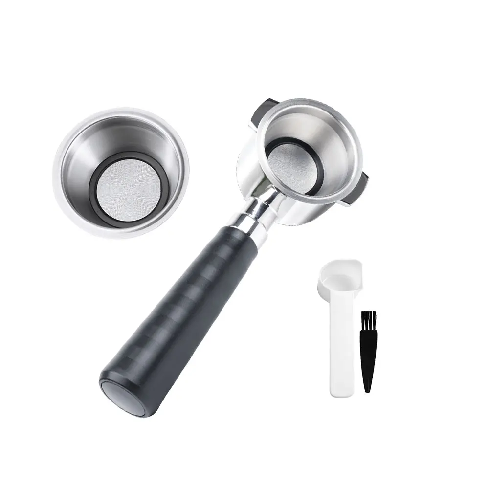 icafilas Kaffee-Siebträger ohne Boden für Filter 51MM Ersatzfilterkorb DeLonghi ECP31.21 Kaffeezubehör