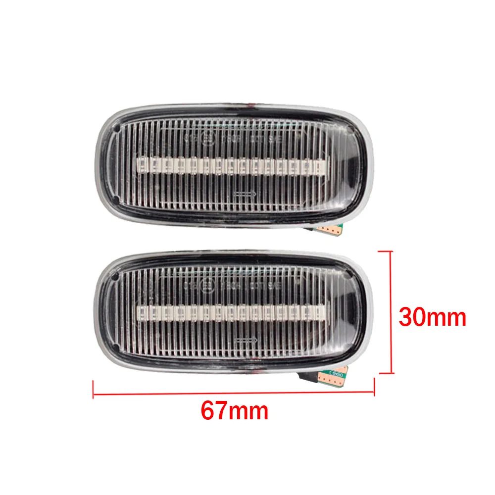 2X LED ديناميكية الجانب ماركر بدوره أضواء الإشارة مؤشر مصابيح 8n0 949 127a لأودي A3 S3 8L 00-03 A8 D2 99-02 TT 8N 00-06 #6