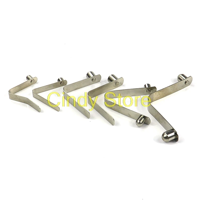 5PCS Steel Kayak Paddle Tent Pole Push Button Spring Clip Tube single/double pin 6mm 6.5mm 9mm Solid Core