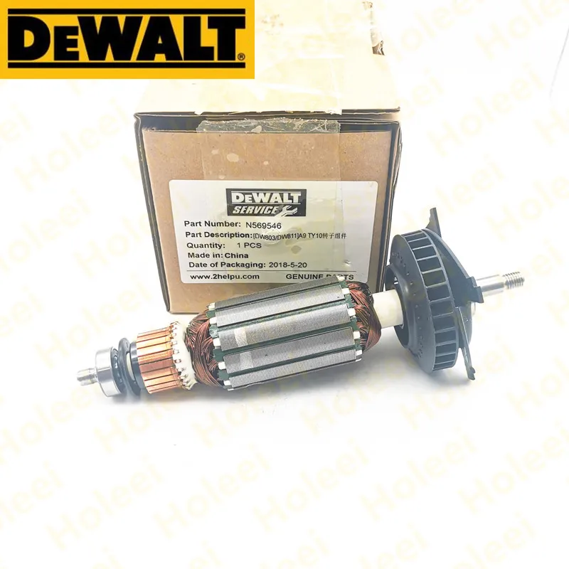 

220V-240V Armature Rotor For DEWALT DW803 DW811 N569546 N262659 Power Tool Accessories Electric tools part