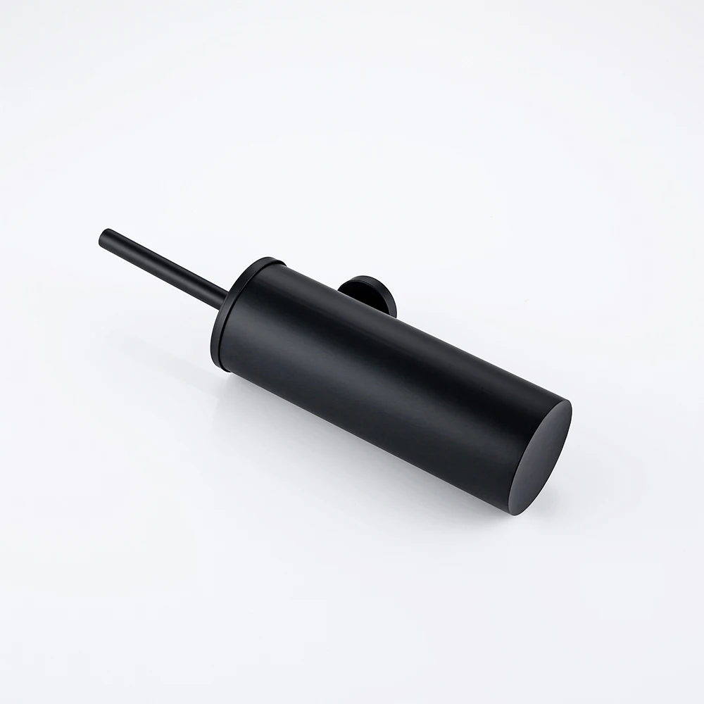 Imagem -04 - Black Toilet Brush Holder in Wall For Bathroom Grupo 304 Material de Aço Inoxidável no Dead Modern Estilo