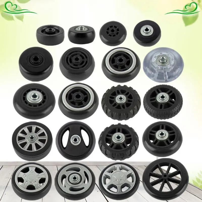 1PC Plastic Swivel Wheels Luggage Rotating Wheel Suitcase Replacement Casters Parts