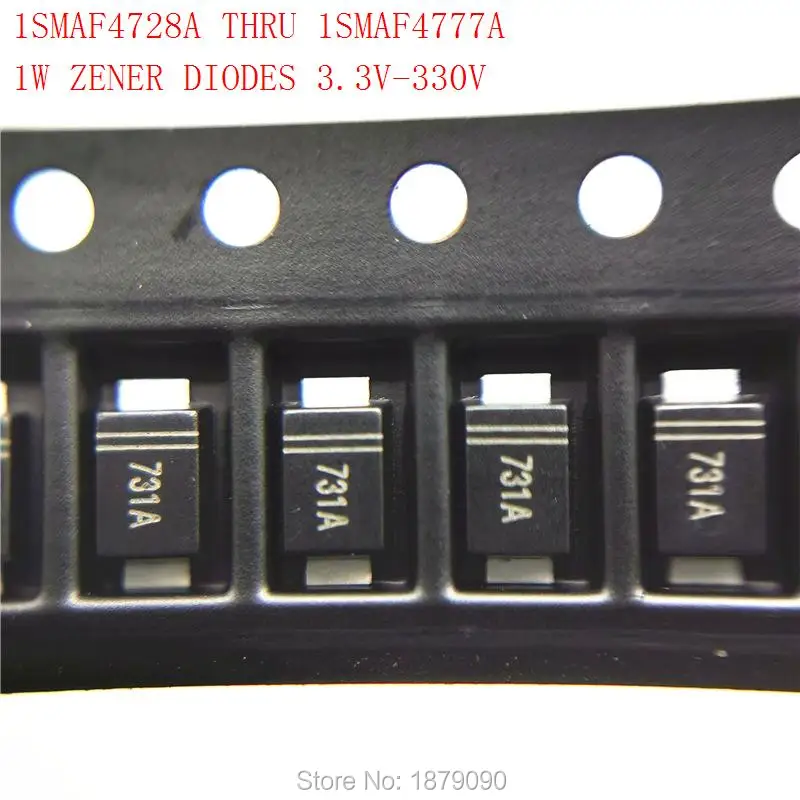 100PCS 1SMAF4763A=91V 1SMAF4764A=100V 1SMAF4765A=110V 1SMAF4766A=120V 1SMAF4767A=135V 1W SMAF Zener Diode
