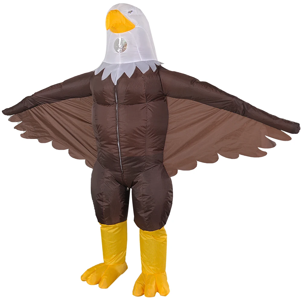 Inflatable ชุดคอสเพลย์ Mascot Eagle Full ชุดเครื่องแต่งกายผู้ใหญ่การ์ตูนชุดสูทชุดแฟนซีสำหรับ Carnival