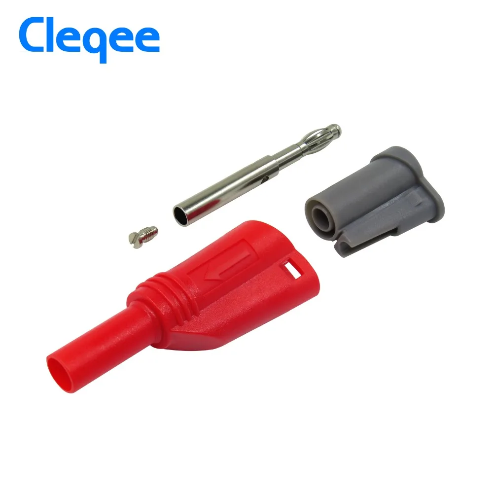 P3005 High Quality Welding/Assembly 4mm Stacking Safety Banana Plug Welding-free Multimeter Connector