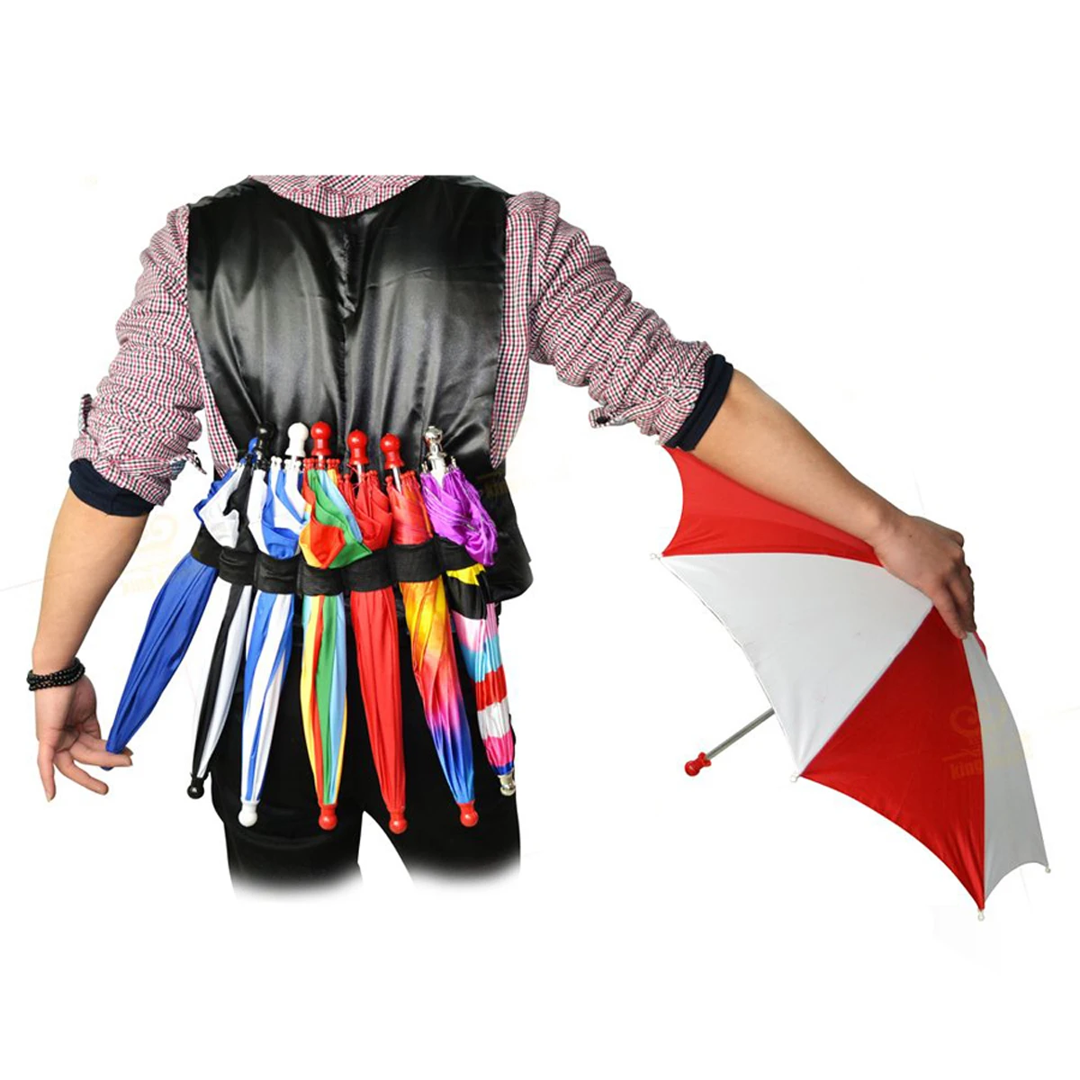 1 Pcs Umbrella Girdle Stage Magic Tricks Magician Gimmick Parasol Production Accessory Illusion Mentalism Props