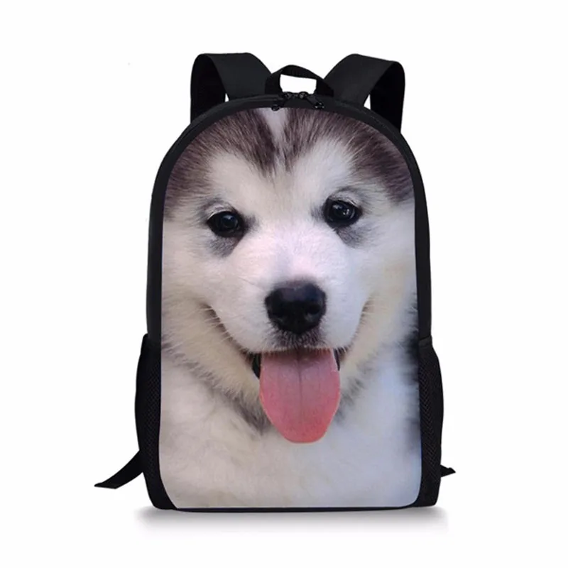 

Funny Cute Husky Children Bakcpack Mochila Kids Organzier Kawaii Schoolbag Fashion Bookbags Boy Girl Back to School bags