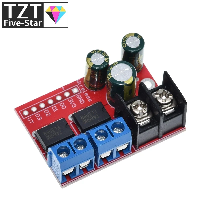 1/3 Stück H-Brücke Fernbedienung 5A 3V-14V Dual DC Motorsteuerungsmodul Spannungsreversierung PWM Drehzahlregelung Doppel Super L298N 5AD – Detail 9