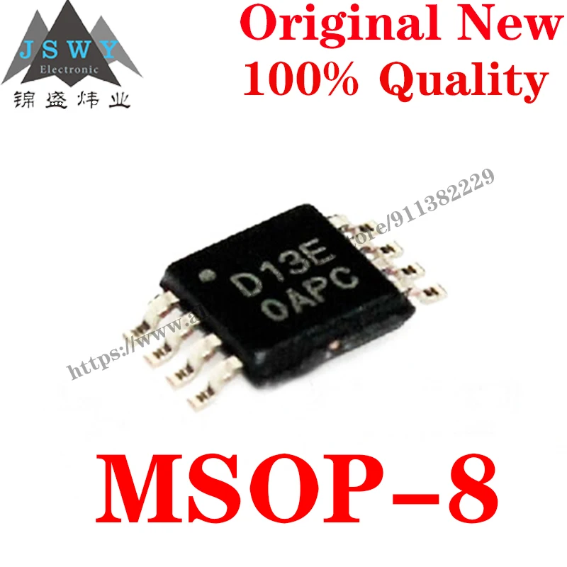 10~100-pcs-dac7513e-msop-8-semiconductor-digital-to-analog-converter-dac-ic-chip-with-for-module-arduino-free-shipping-dac7513e