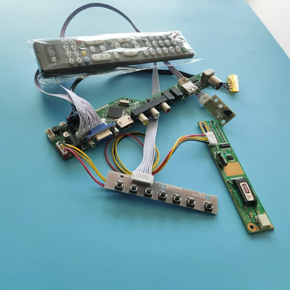 for LP154WE2-TLB2 VGA  Controller Board AV 1 lamps 15.4" Interface Module 30pin Digital Signal USB Resolution TV 1680X1050