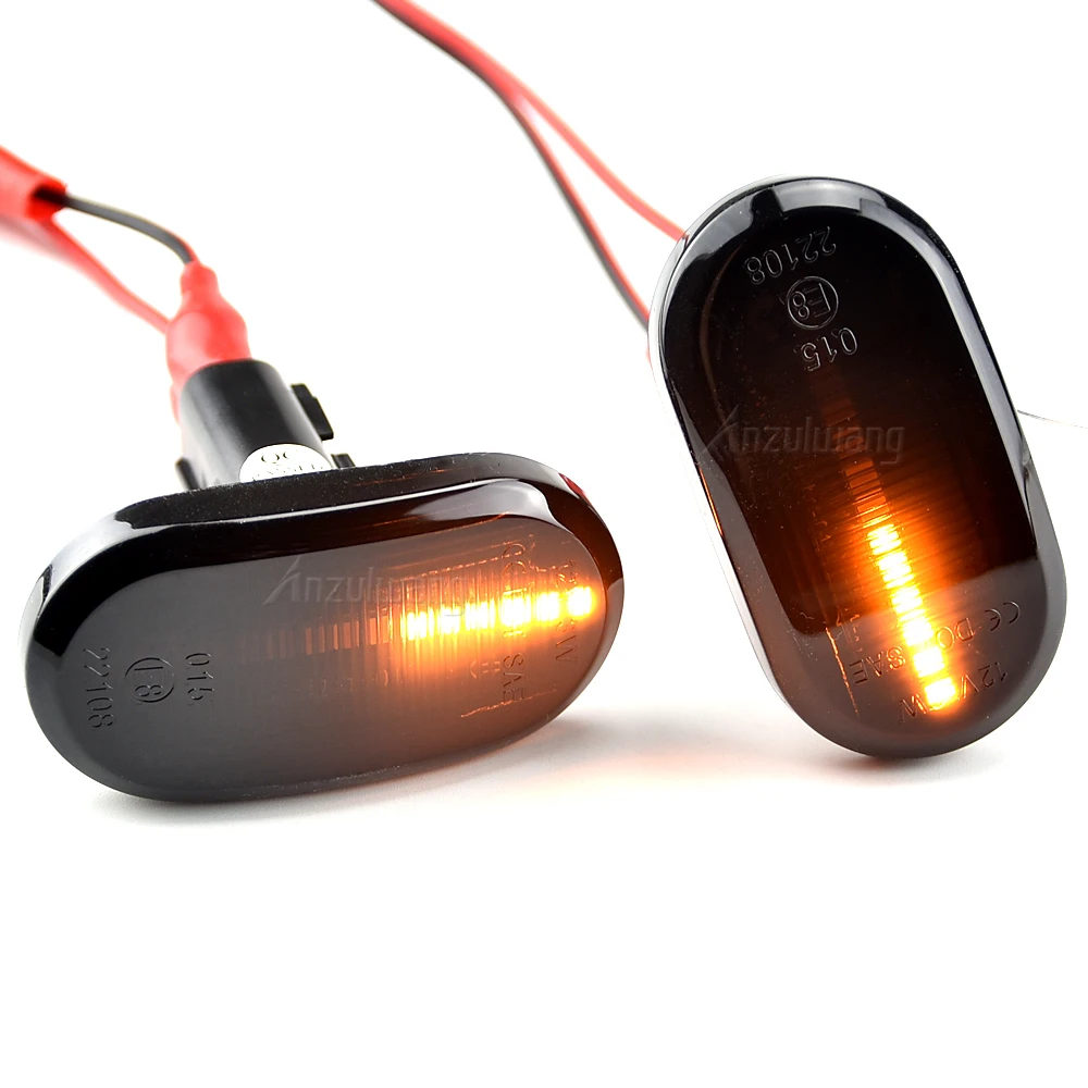 Dynamic LED Side Marker Turn Signal Indicator Repeater Light For Suzuki Jimny JB64W JB74W JB23W For Mazda For Chevrolet image 2