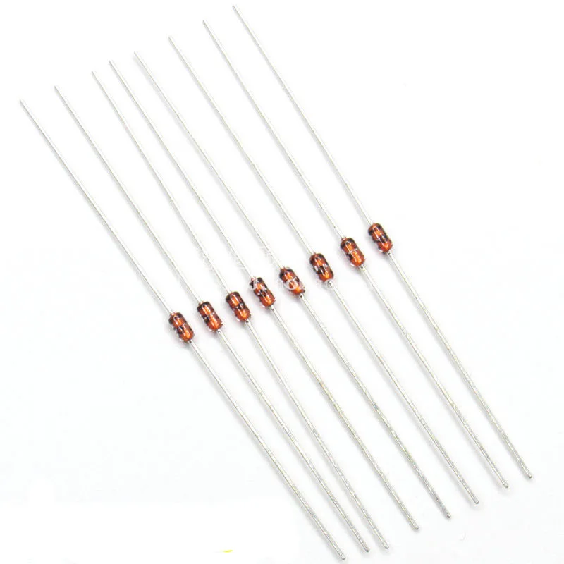 50pcs 1W Zener Diode DO-41 3V 3.3V 5.6V 6.2V 8.2V 10V 15V 24V 30V51V 56V 62V 68V 75V 1N4757A 1N4758A 1N4759A 1N4760A 1N4761A