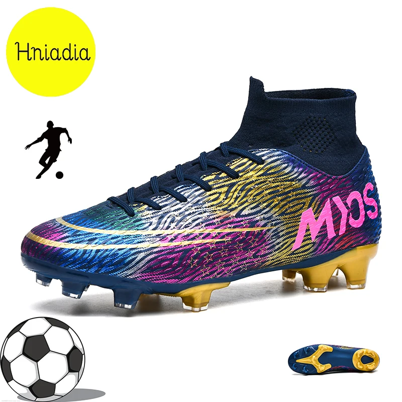 

Hniadia High-quality Football Boots Same as Messi Soccer Cleats Assassin Training Chuteira Campo Ultralight Soccer Shoes FG/TF