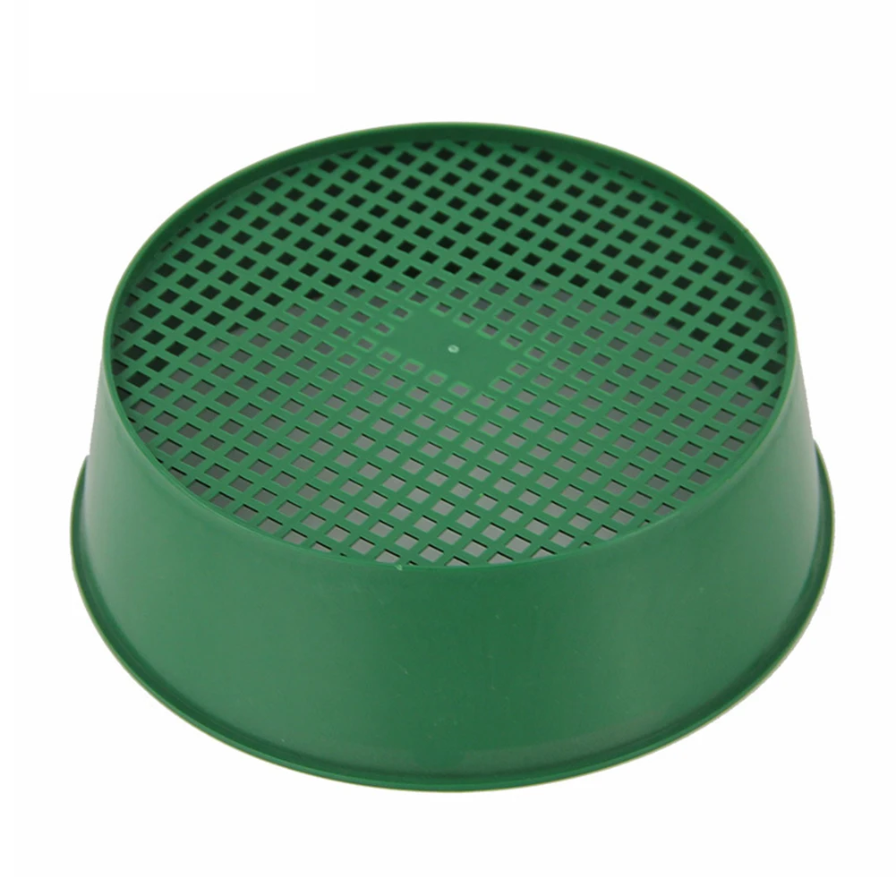 Tamiz de plástico para plantas de flores, herramientas de vivero, filtro de tamiz de piedra para suelo, jardín de casa, herramientas de guardería