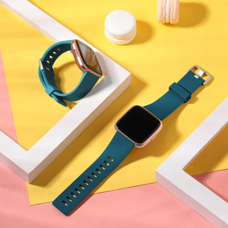 Tali untuk Fitbit Versa/Versa2/Lite Smart Watch Pengganti Band Olahraga Gelang Silikon Band untuk Fitbit Sebaliknya 2 wristbelt