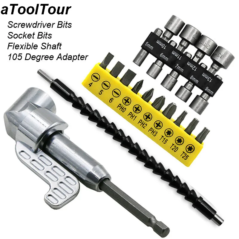 

Flexible Shaft Extension Screwdriver Socket Drill Bit Holder Link for Electronic Drill Universal Snake Flexible Shaft for Dremel