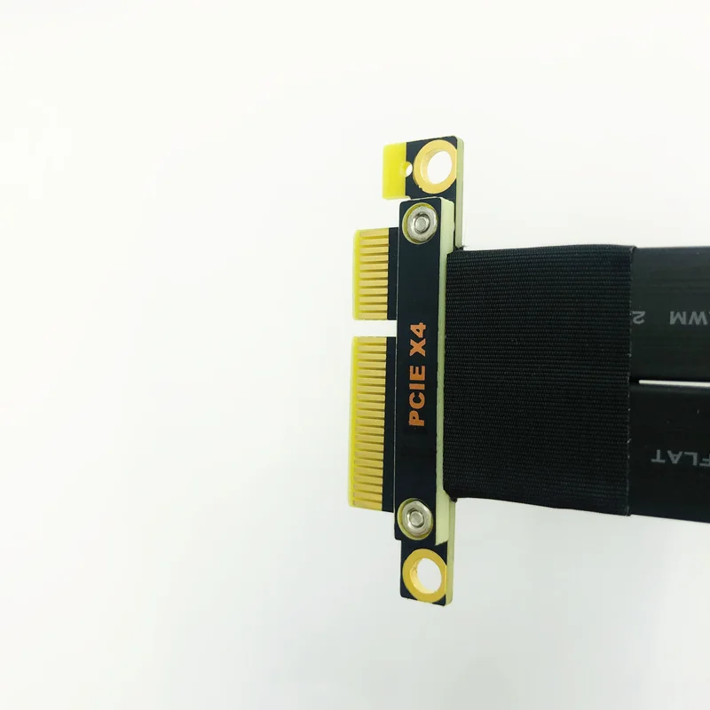 PCI Express 3.0 4X Extension Cable PCI-e Extender 180 Degree PCIE 4X Adapter for Enhanced Data Transfer Speed