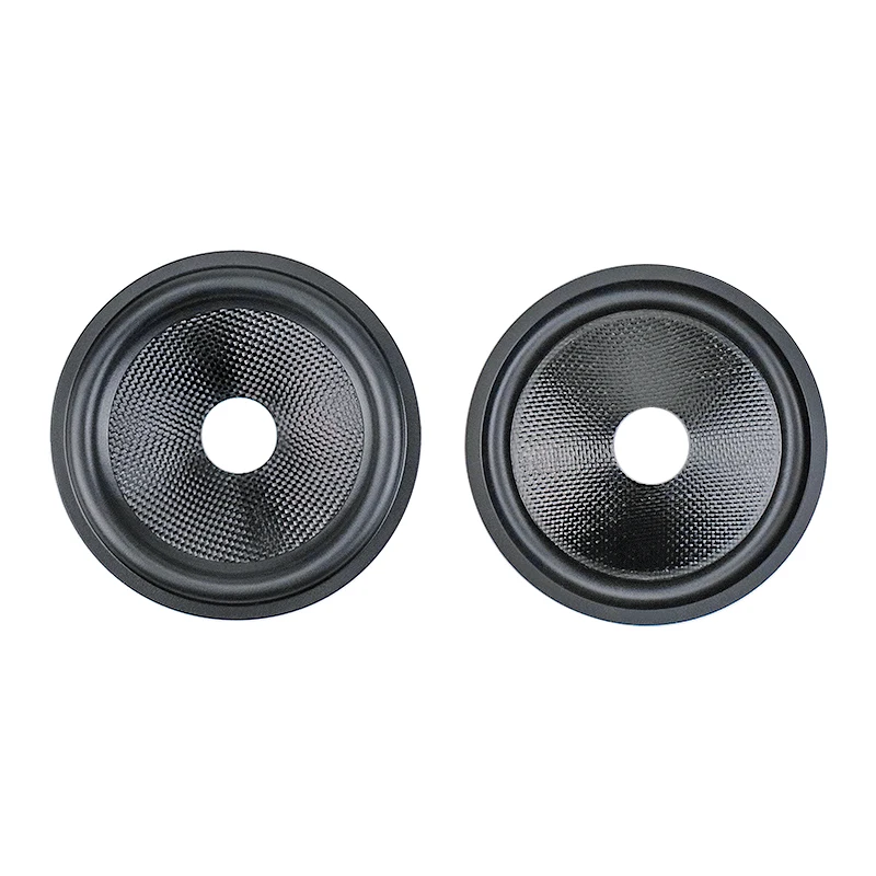 GHXAMP 5 Inch 126mm Speaker Cone Rubber Edge Glass fiber Sound 26.5 Core Loudspeaker Woven Chassis Repair Audio Accessories Diy