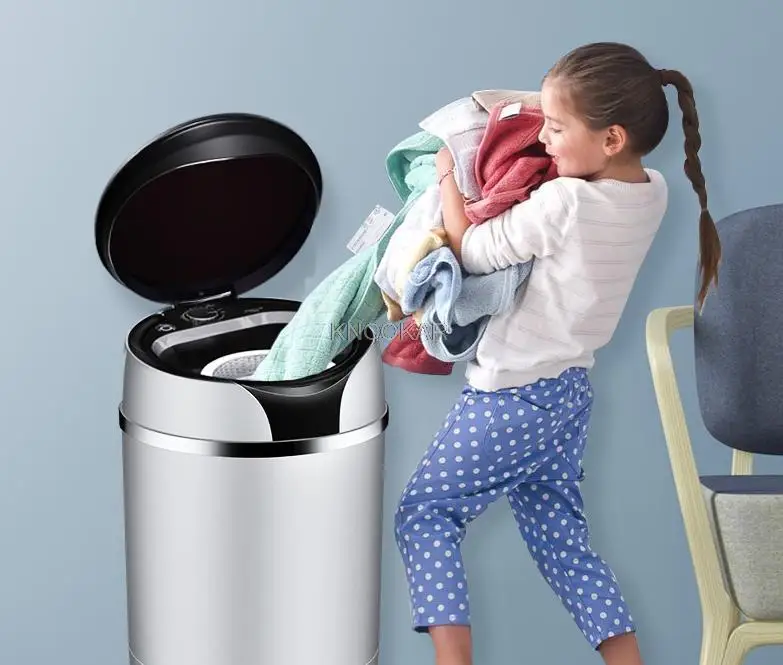 Mini machine à laver portable, 2,8 kg, pour vêtements de bébé, linge, sèche-linge