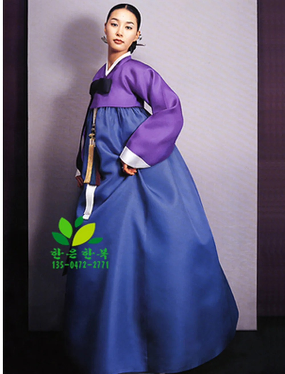 Womens Korean Hanbok Dress Costume Ethnic Dance Traditional Long Sleeve Cosplay Tailored  Free Shipping