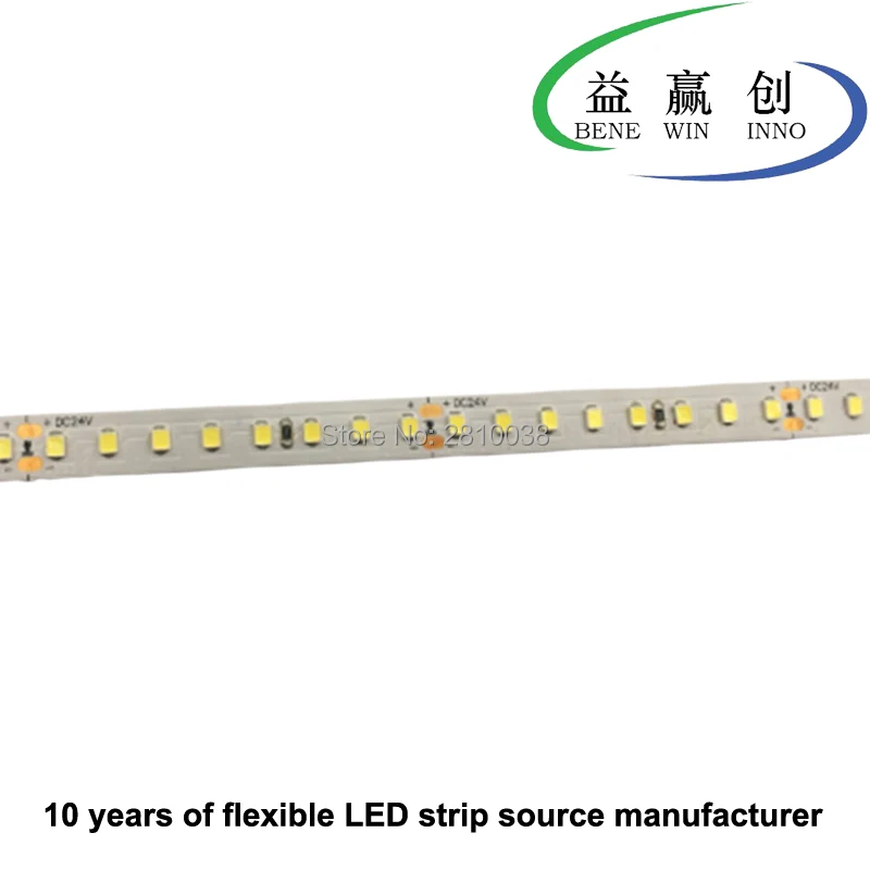 100M/Lot super high light efficiency 160leds/M 2835 led light strip DC24V 10mm flexible led strip cri 90+ 21W/M led strip lights