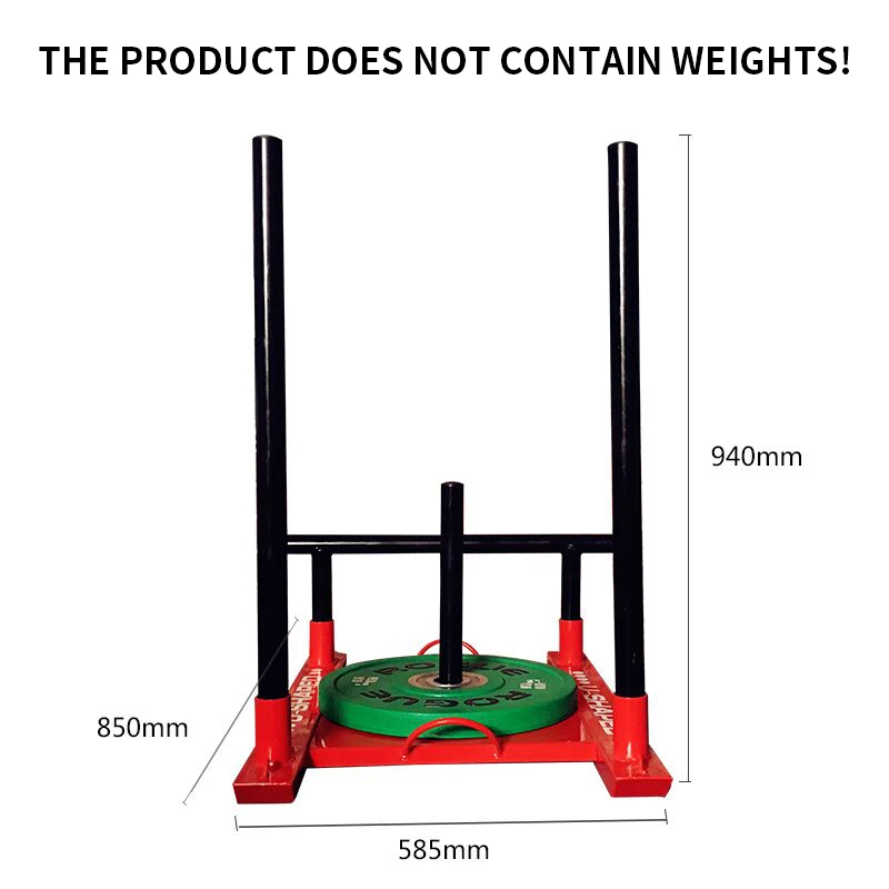 Fitness sled car outdoor energy car resistance explosive force training cart pull car weight gym personal training sled