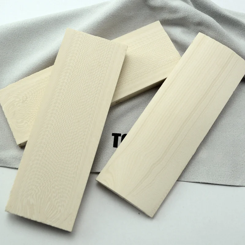 1 piece Synthetic Ivory Resin Knife Handle Patch Material Board Knife Handles EDC Tool DIY Making Carving Materials Plate White