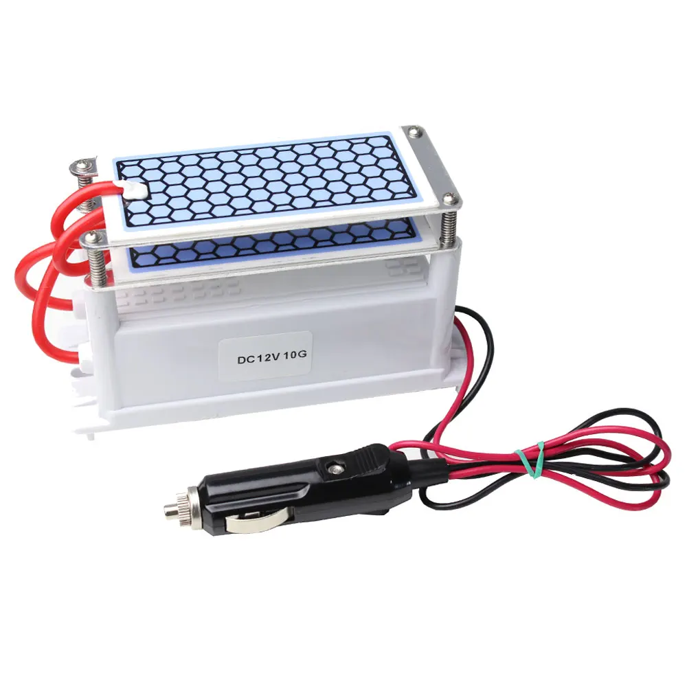 Alanchi Car Ozone Generator 12V 10G Sterilizer Air Purifier Freshener Purification Air Ozonizer Ozonator Ionizator