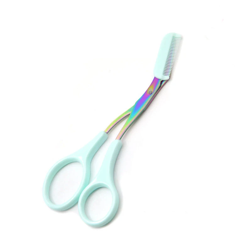 Nuovo sopracciglio Trimmer forbice fai da te con pettine depilazione facciale toelettatura modellante rasoio accessori per il trucco cosmetico