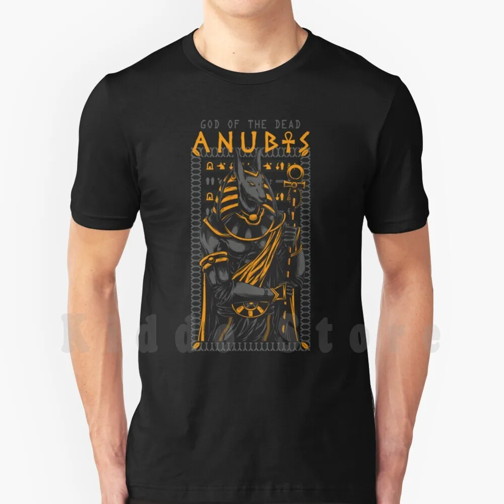 Anubis T Shirt Print For Men Cotton New Cool Tee Anubis Ra God Of The Dead Egypt Egyptian Mythology Pharaoh