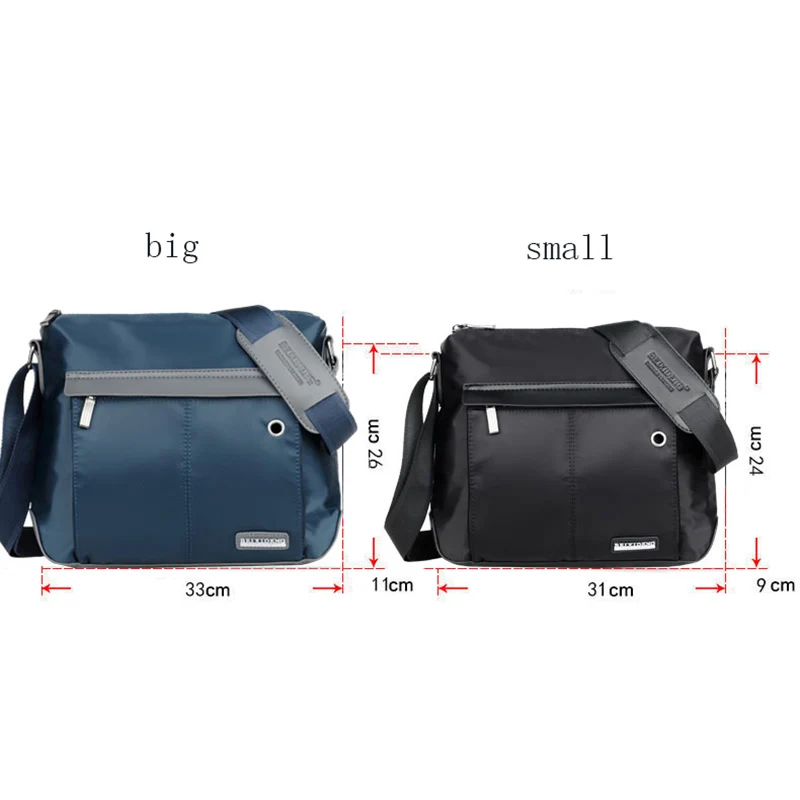 New Waterproof Men\'s Single Shoulder Diagonal Bag Oxford Cloth Material Multi-functional Large-capacity Casual Student Bag