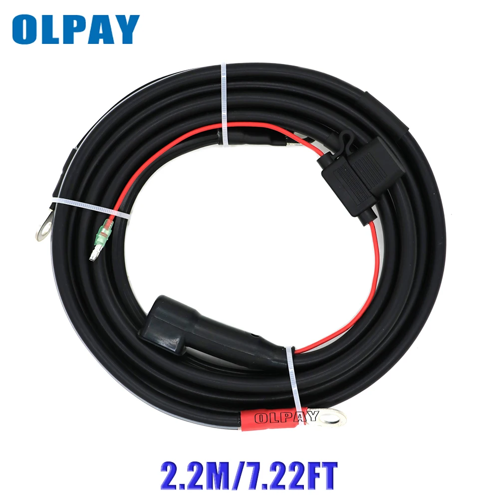 6H0-82105-12 6H0-82105 Battery Cable for Yamaha Parsun Powertec Outboard Engine 30-85HP Boat Engine