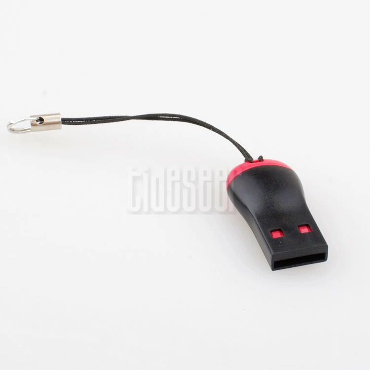 USB 2.0 T-Flash Micro SD karta pamięci TF czytnik Mini karton gwizdek styl przenośny łatwy do przenoszenia telefon komórkowy karta MicroSD 2000 sztuk