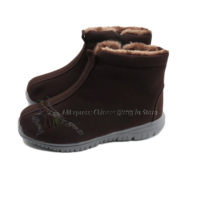 Buddhist Monk Boots Shaolin Kung fu Shoes Winter Wushu Gongfu Martial arts Tai Chi Sneakers