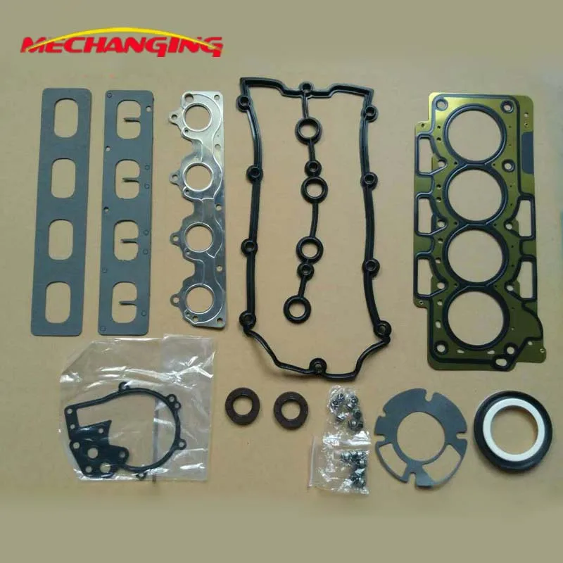 SQR484F SQR484J FOR CHERY A5 DOHC TIGGO 3 EASTAR 2.0L 16V Metal Automotive Spare Parts Full Set Engine gasket 484J-100001