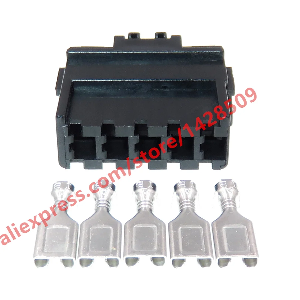 1 Set 5 Pin Car Wire Cable Plastic Housing Unsealed Connector 4.8 Series High Current Auto Accessories Car Adapter