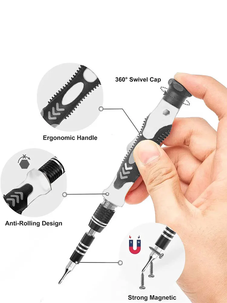 Precision Screwdriver Set For Phone Repair Kit Magnetic Bits Magnet Mini Screwdriver For Glasses Iphone Watch Screwdriver Set